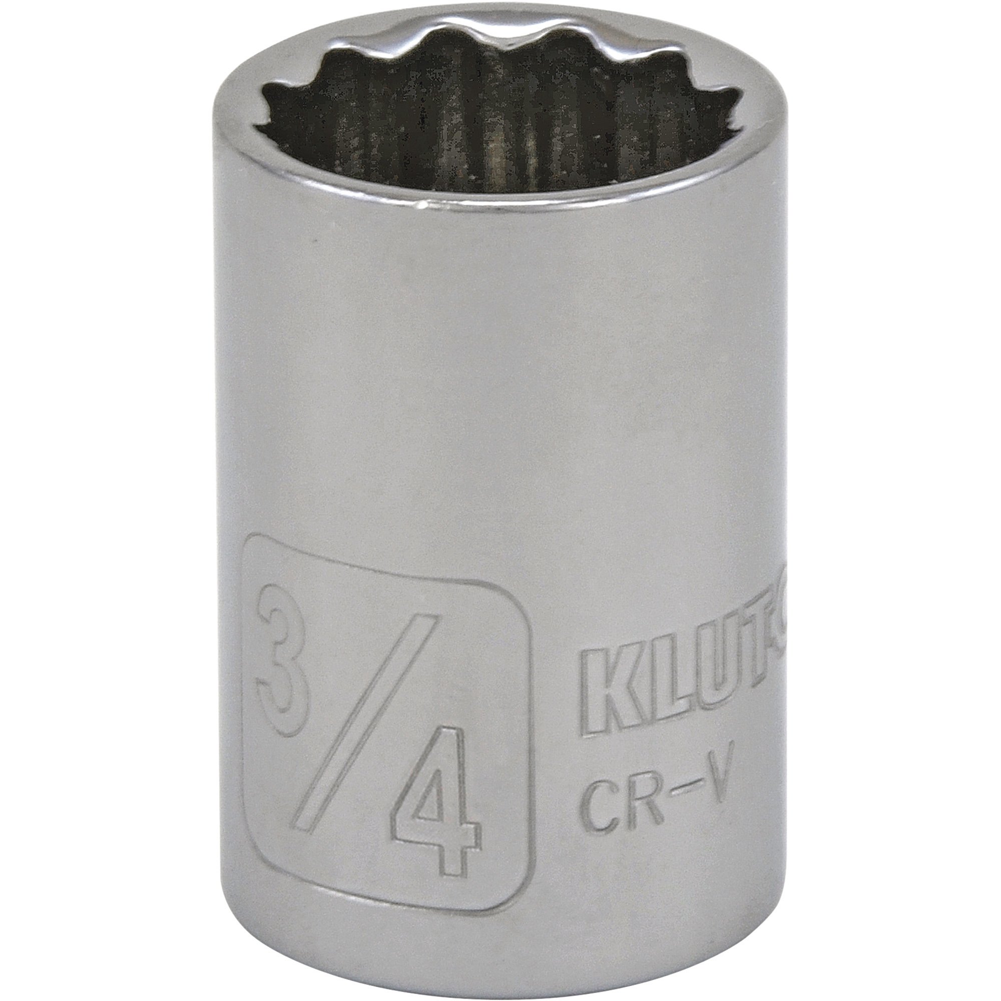 Klutch Socket — SAE, 1/2in.-Drive, 12-Pt. 13 Assorted Sizes